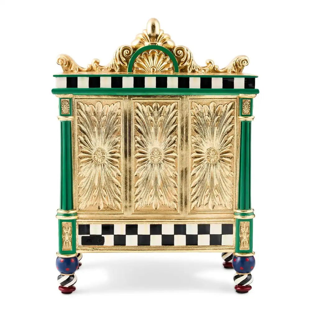 Timeless Tartan Nutcracker Stage Music Box