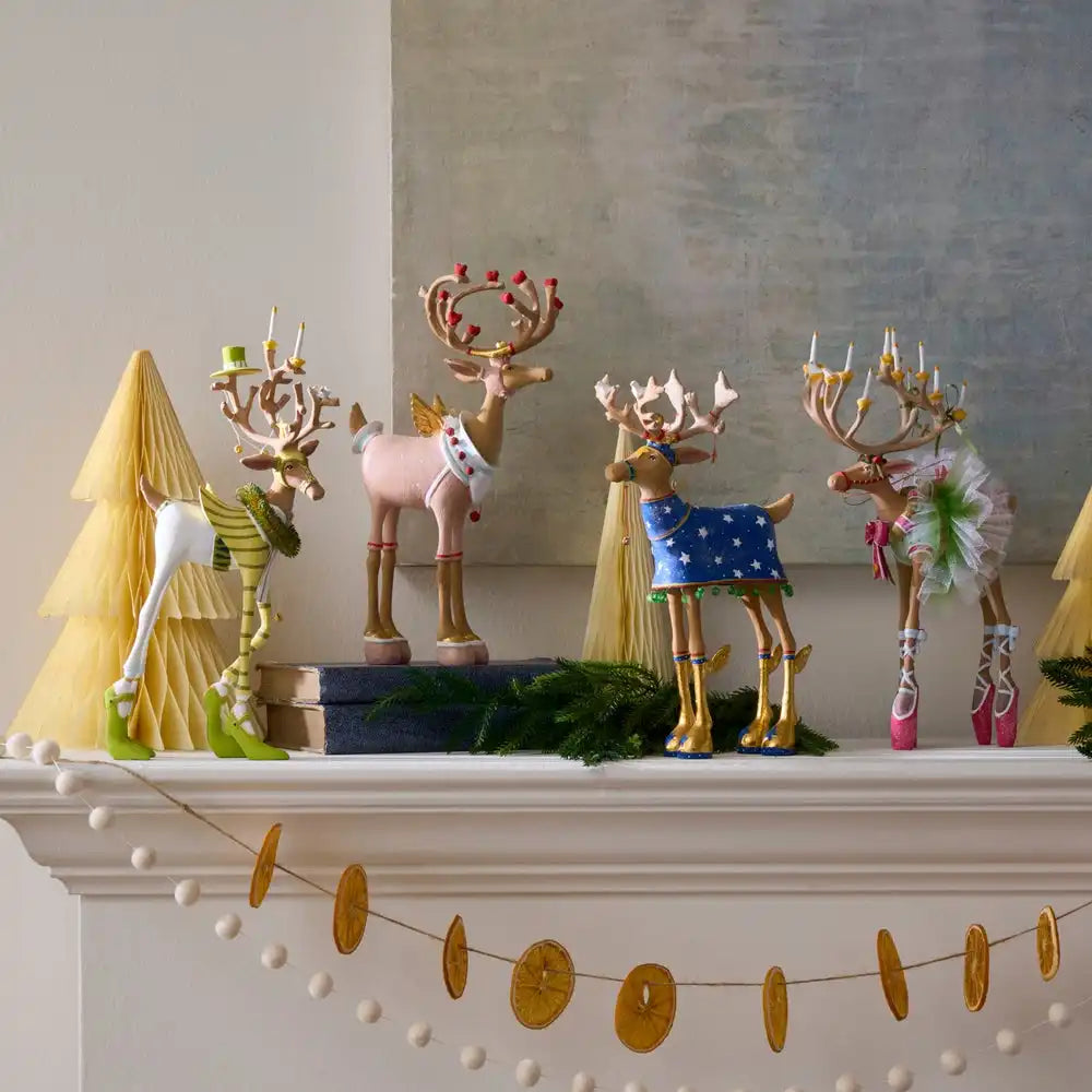 Patience Brewster Dash Away Reindeer Figure Set-B