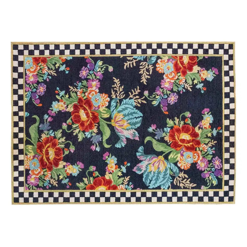 Flower Market 8' x 10' Washable Rug
