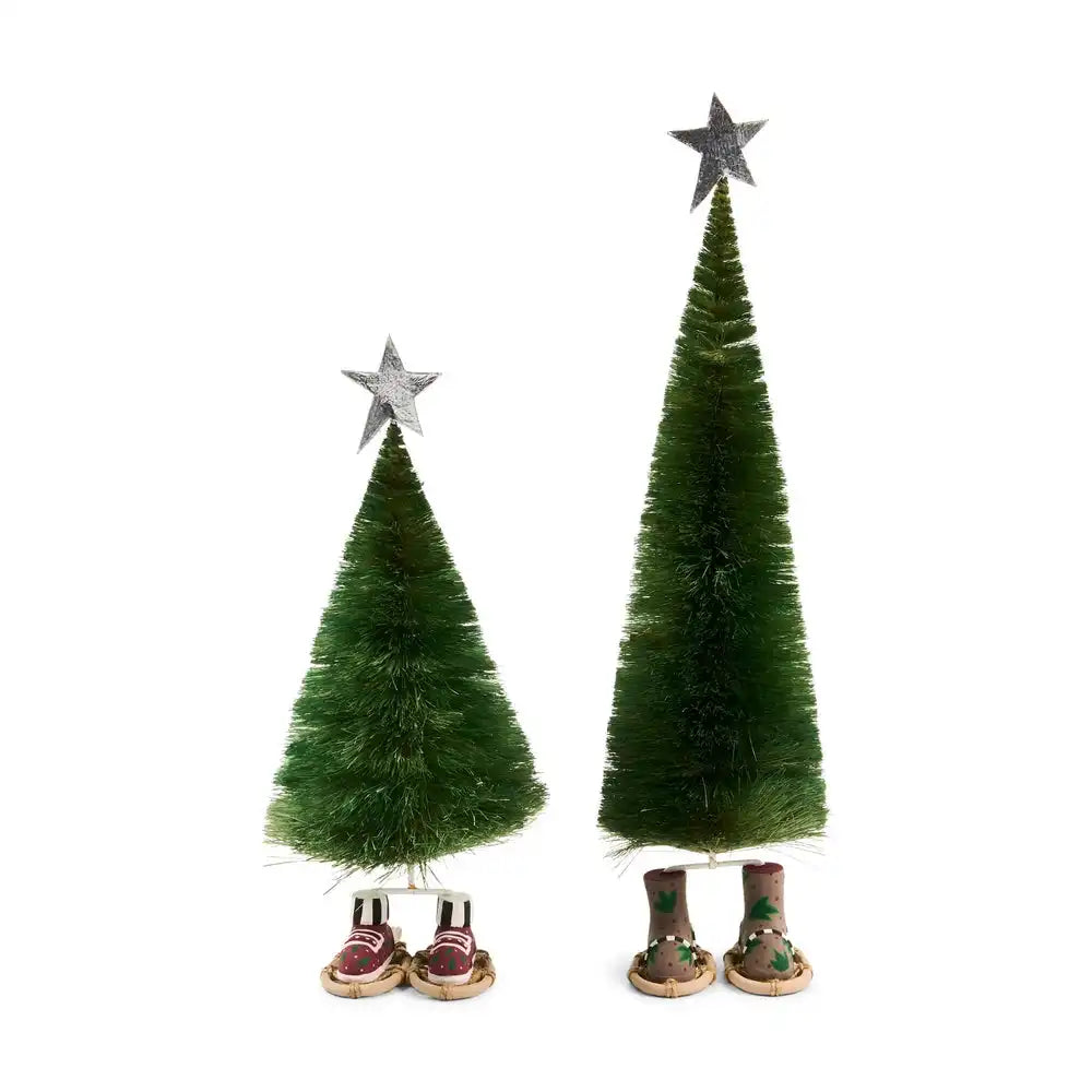 Patience Brewster Mooseltoe Sisal Trees, Set of 2