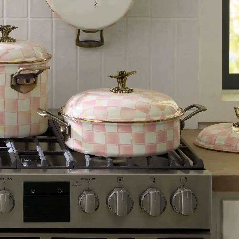 Rosy Check 5 Qt. Casserole