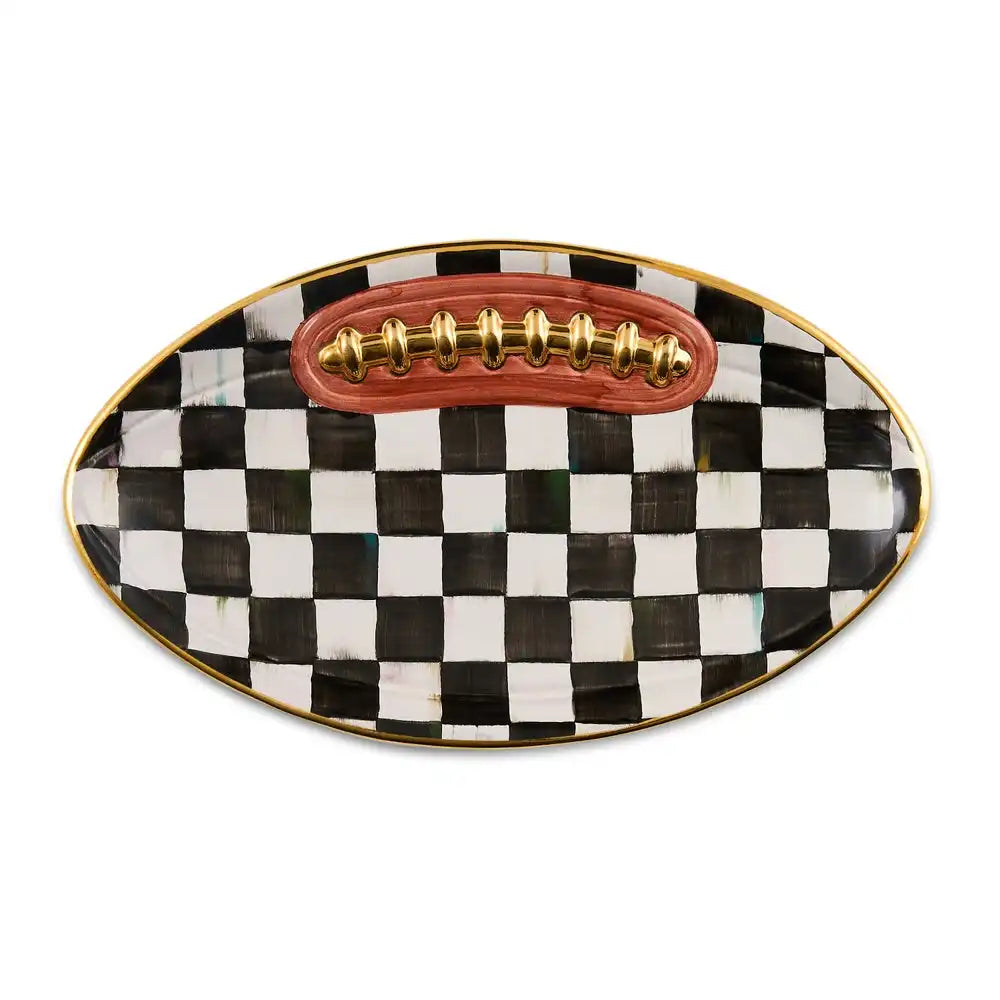 Courtly Check Football Platter