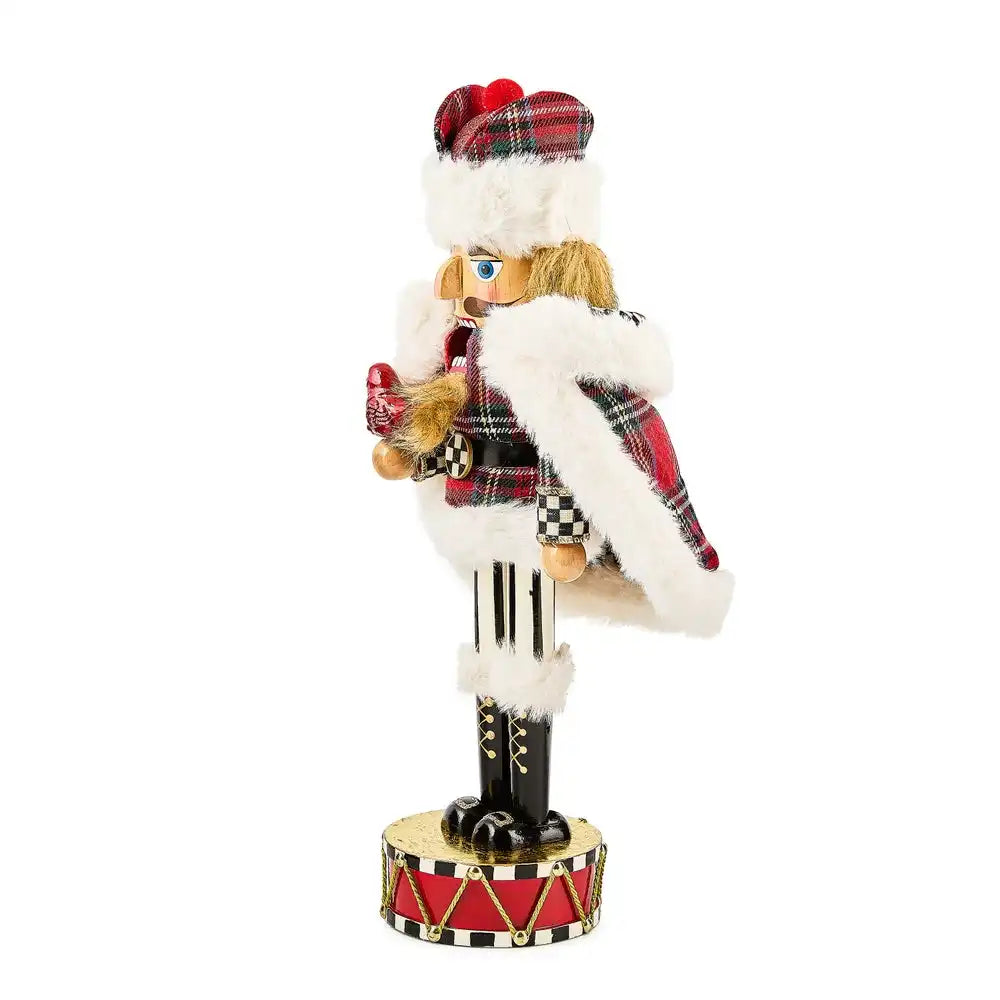 Tartan Cardinal Nutcracker