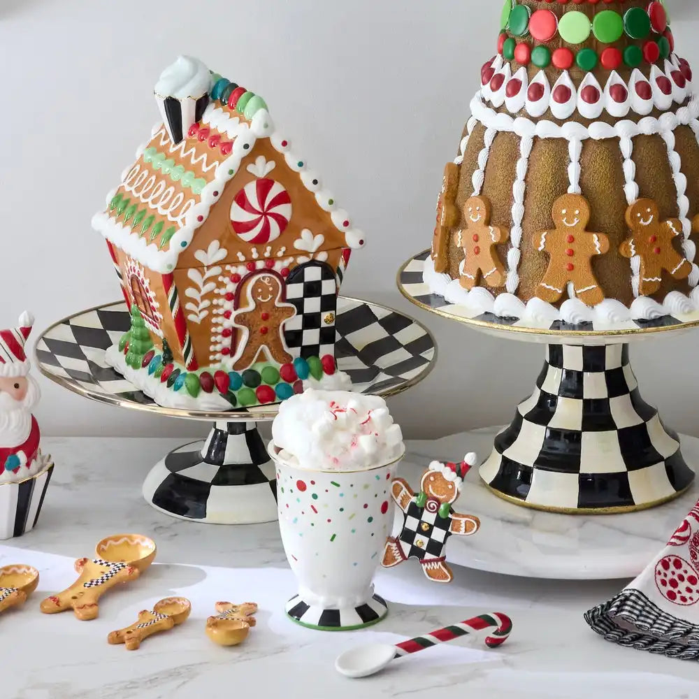 Bake Shop Gingerbread Handle Mug with Spoon