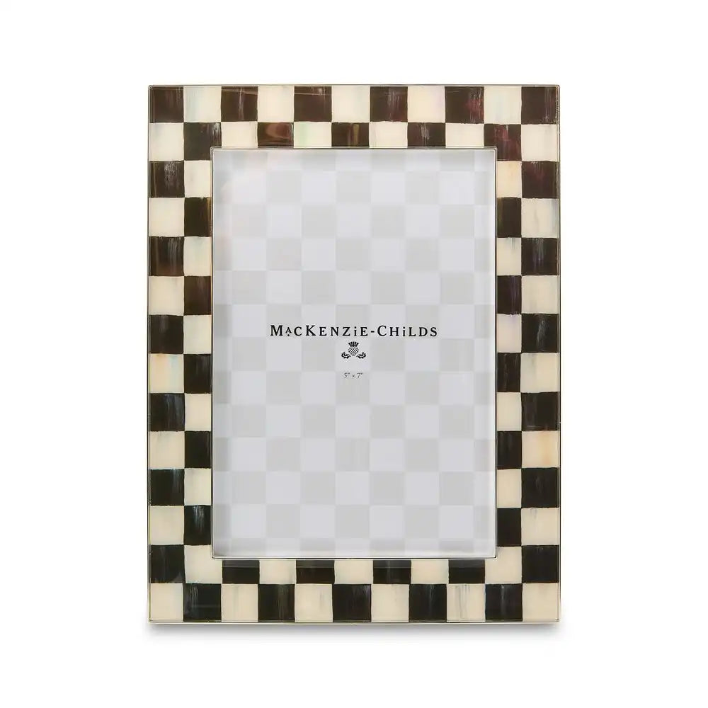 Courtly Check Silver Plated 5" x 7" Frame