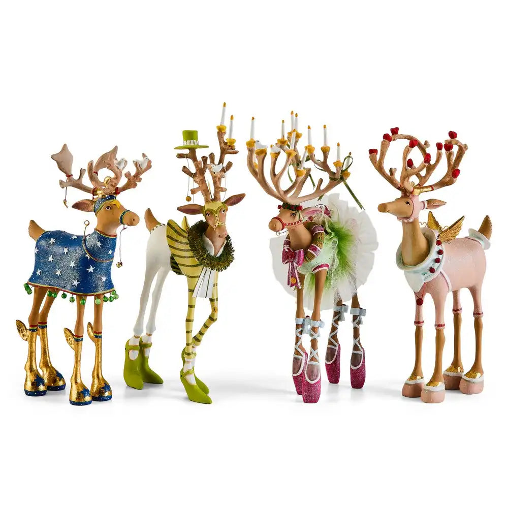 Patience Brewster Dash Away Reindeer Figure Set-B