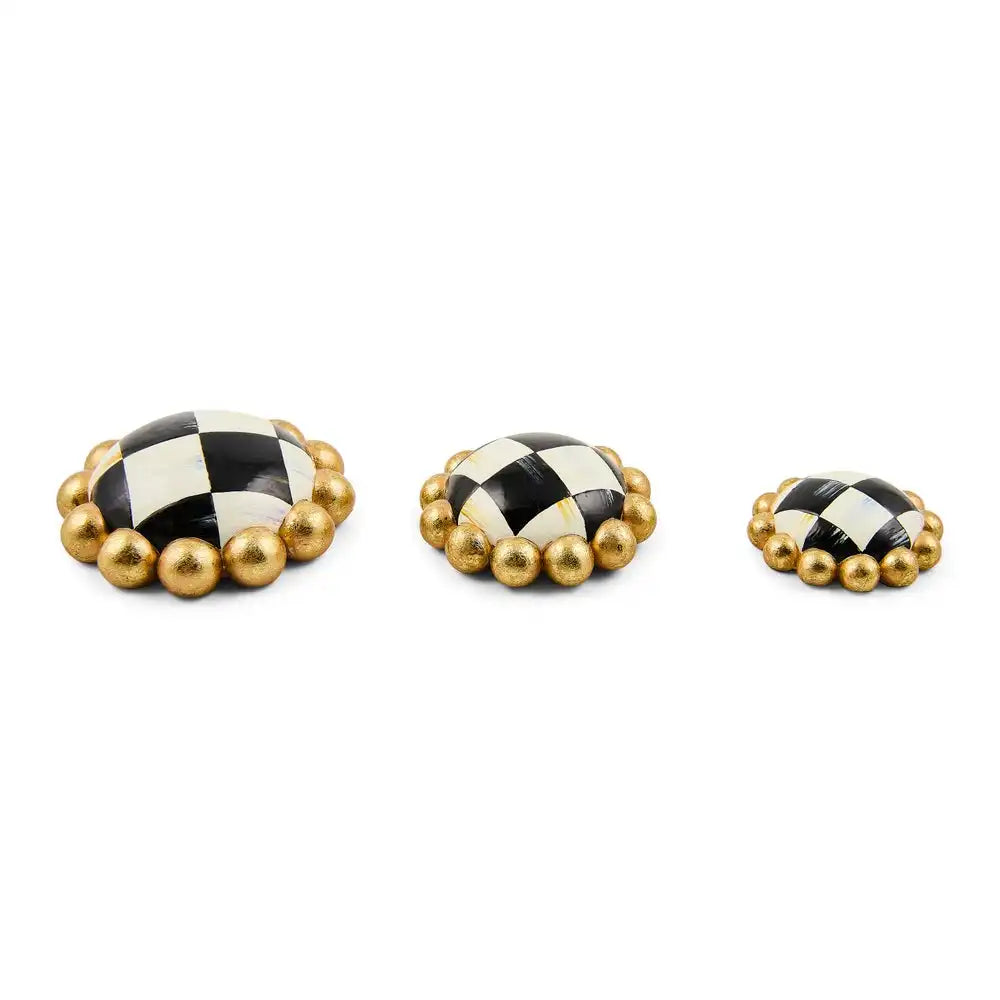 Courtly Check Magnets, Set of 3