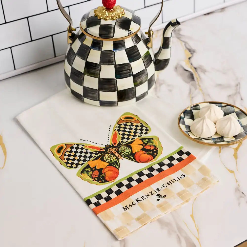 Harvest Moth Printed Dish Towel