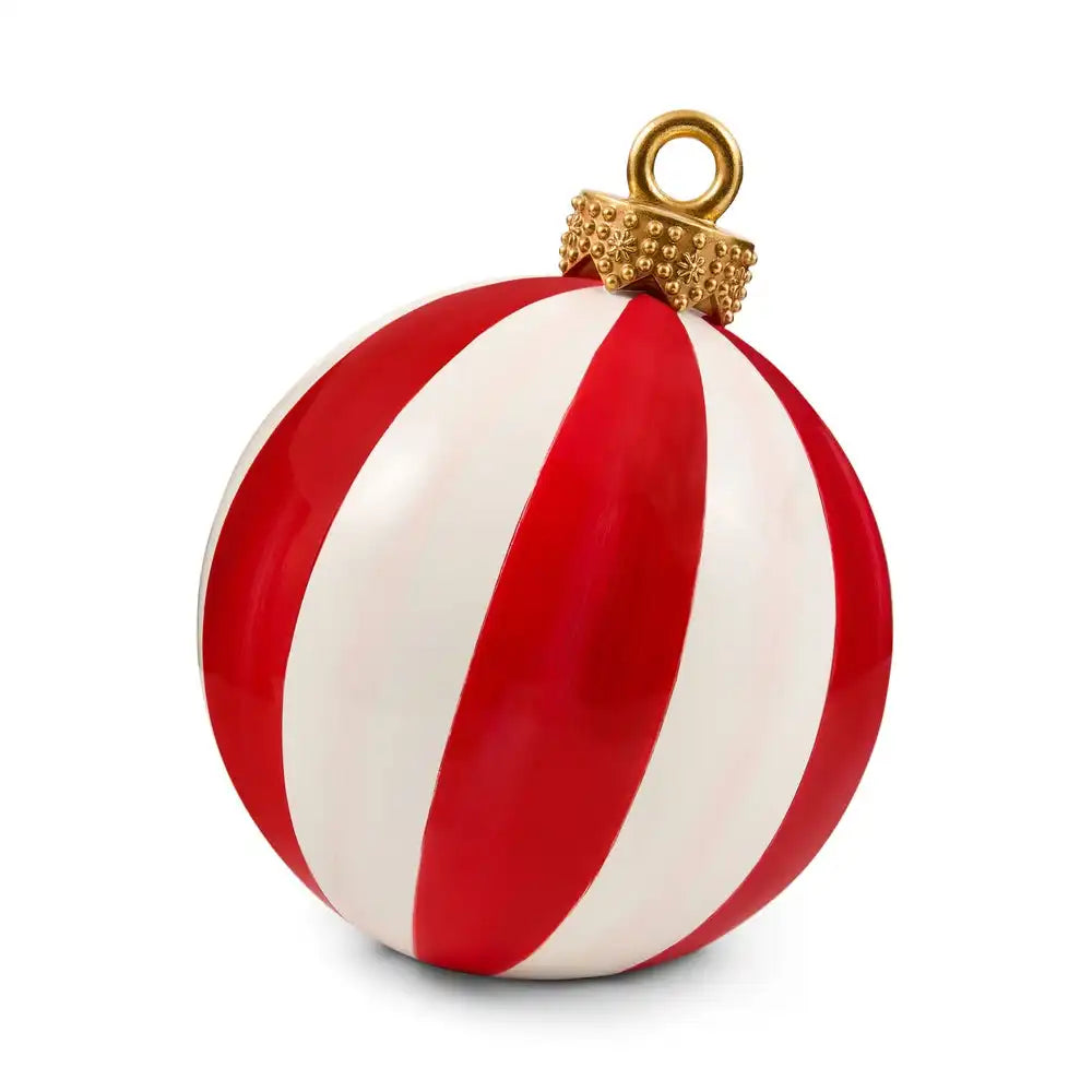 Red Stripe Medium Tabletop Ornament
