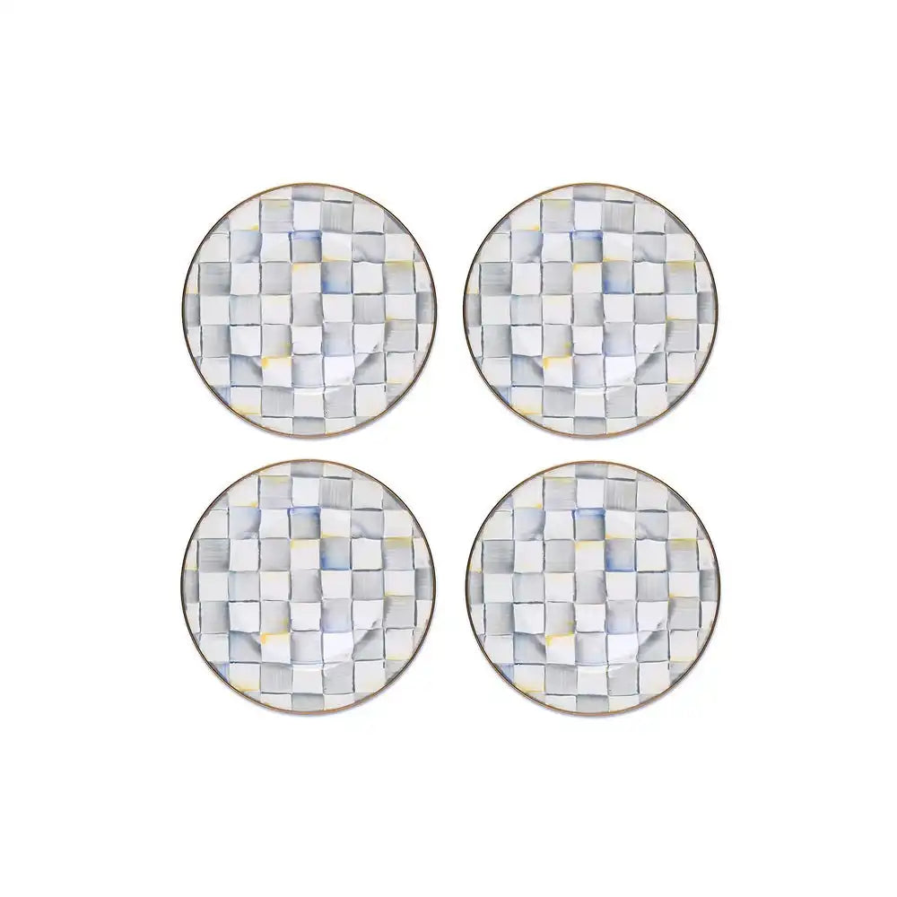 Royal Check Dinner Plates, Set of 4