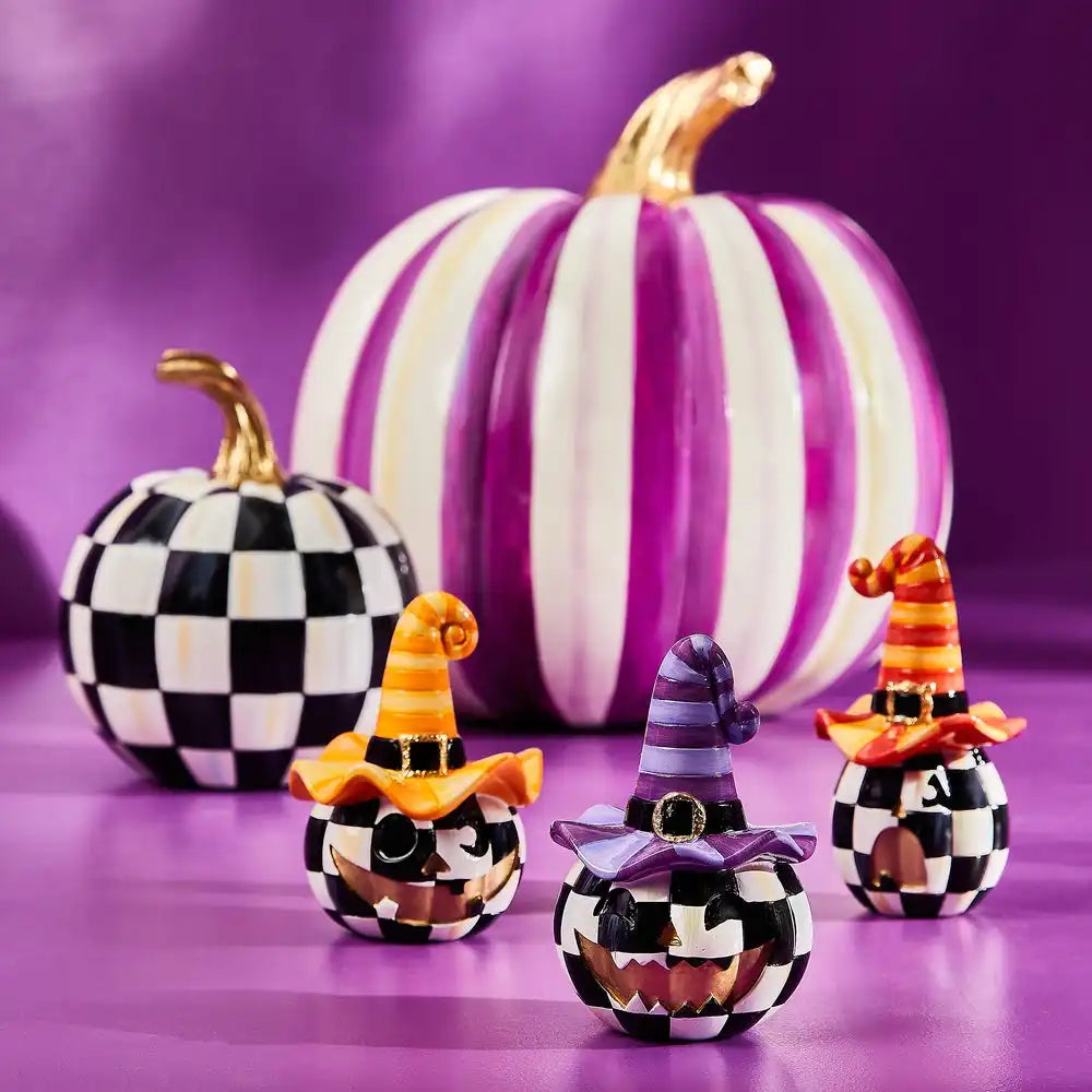 Mini Happy Jack Pumpkins, Set of 3