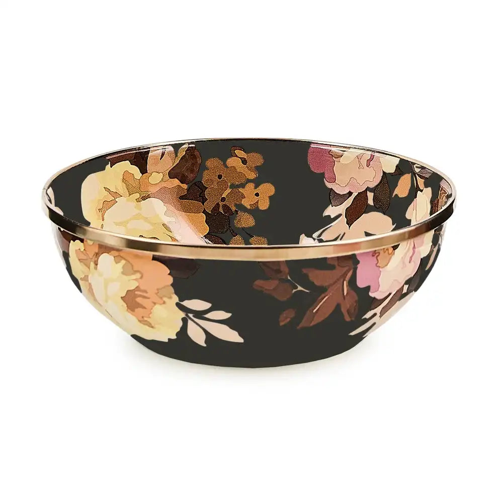 Wild Rose Brown Small Everyday Bowl