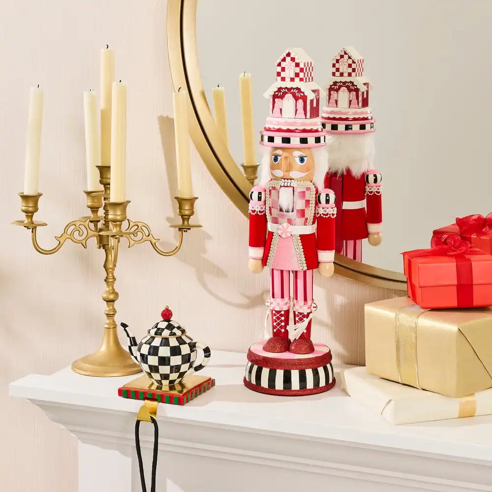Ruby Red Wood Nutcracker