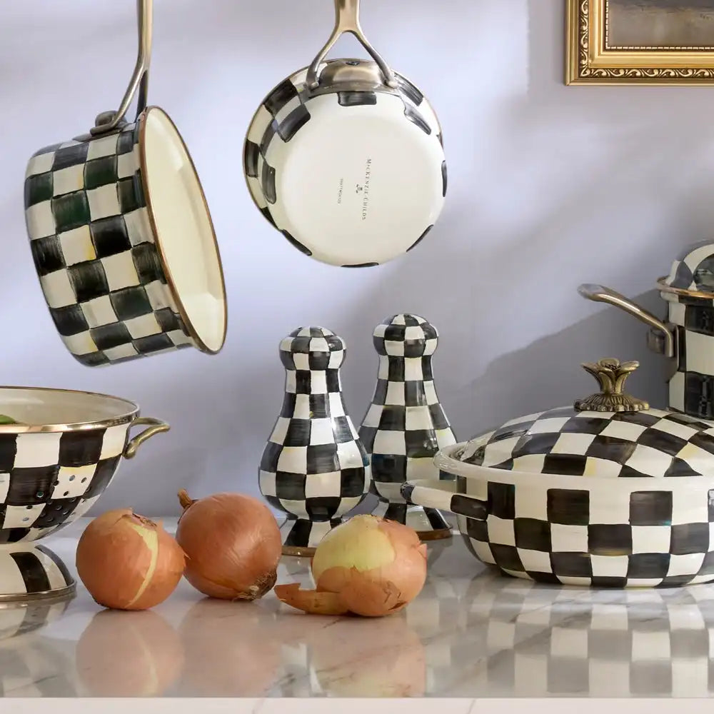 Courtly Check Large Salt & Pepper Shakers