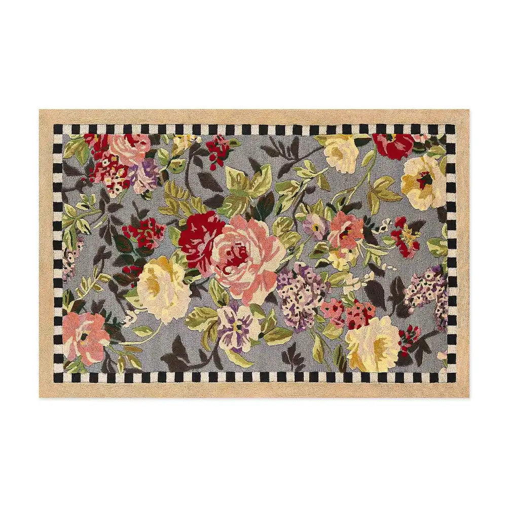 Tudor Rose 3' x 5' Washable Rug