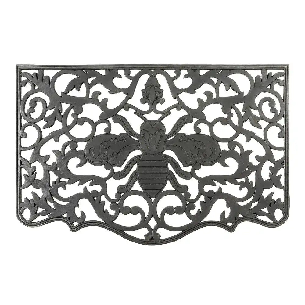Queen Bee Rubber Double Door Mat