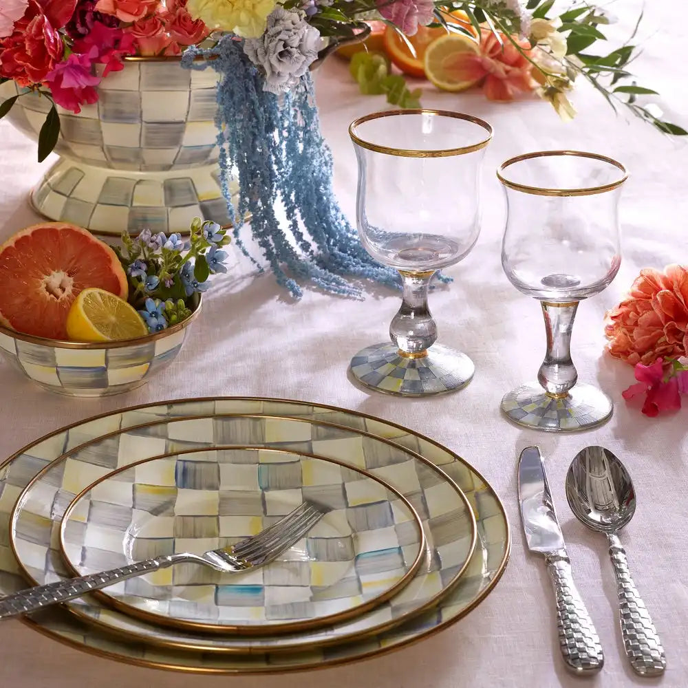 Sterling Check Salad/Dessert Plate