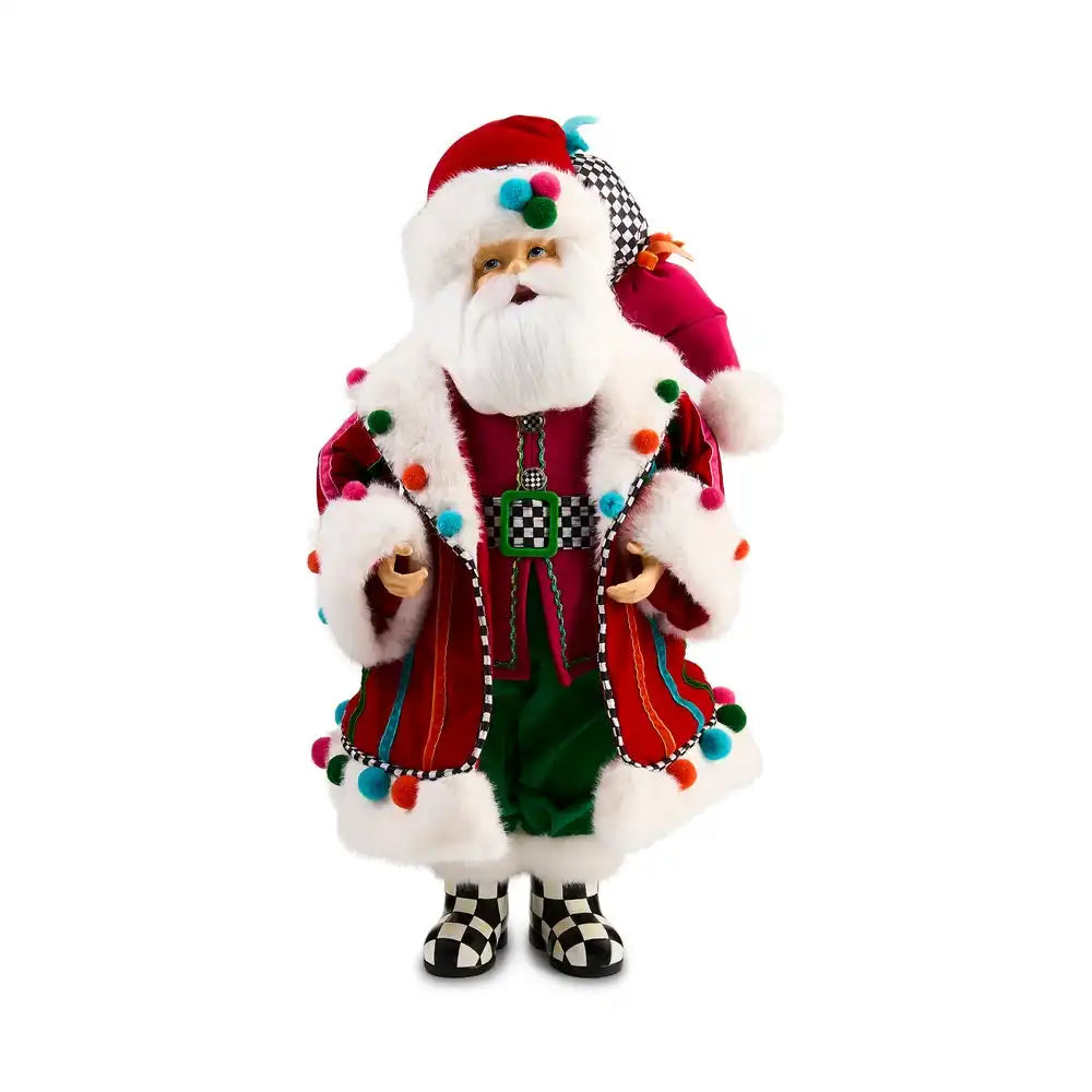 Confetti Christmas Fabric Santa
