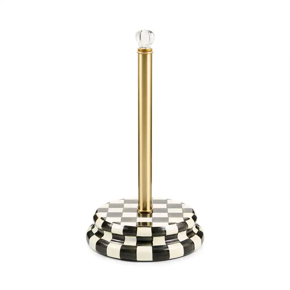 Courtly Check Paper Towel Holder