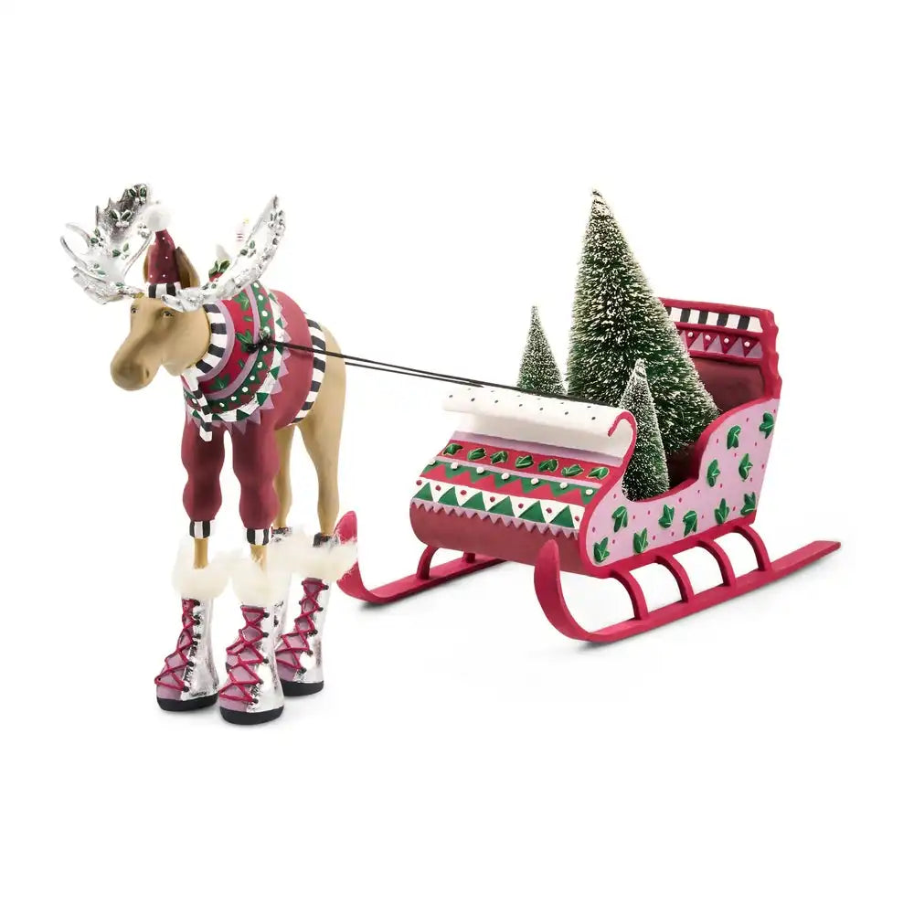 Patience Brewster Mooseltoe Milton Pulling Sleigh