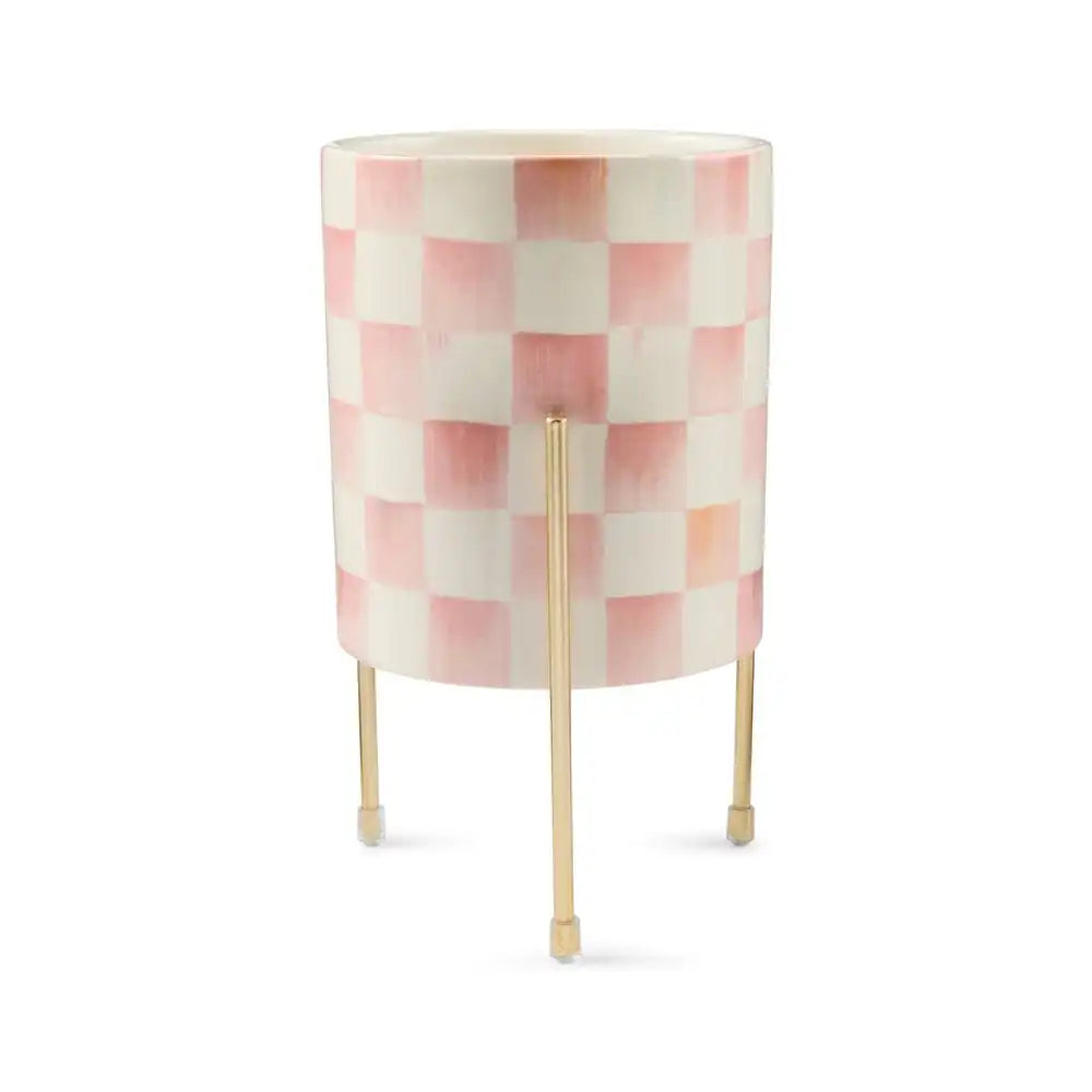 Rosy Check Tabletop Planter