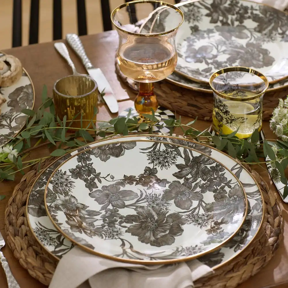 Sterling English Garden Enamel Salad/Dessert Plate, Set of 4