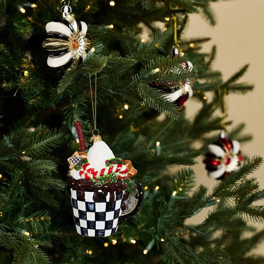 Hot Coco Glass Ornament