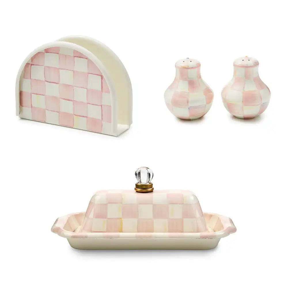 Rosy Check 3pc Tabletop Essentials Set