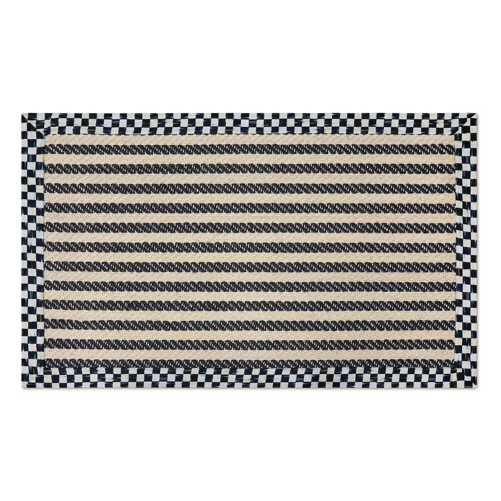 Courtly Check Herringbone Stripe 3' x 5' Sisal Rug